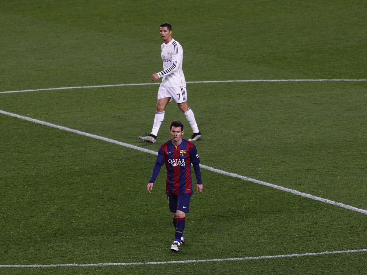 IndyFootball's tweet photo. Lionel Messi vs Cristiano Ronaldo: Has the debate been ended once and for all? http://t.co/fTdC5YlKA0 http://t.co/vhcPWvuyBh