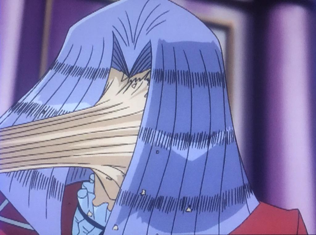 蓮 ヴ見て さにわデュエリスト 在 Twitter 上 海馬vsアメルダの回でアメルダがどうやってペガサスに変装してたのか確認してみたら 顔のマスクを剥がす よくある ウィッグも取る よくある 服ごと剥がれる マスクウィッグ服が全部繋がっている えっ 遊戯王の