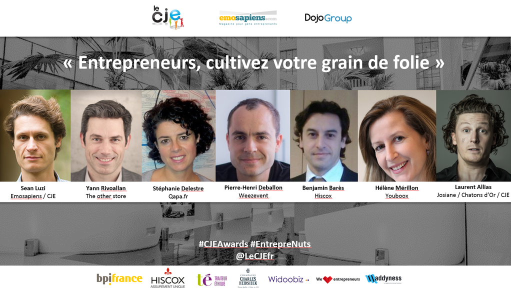WeSportYou's tweet photo. Ce soir c'est THE soirée #CJEawards. Event @LeCJEfr @DojoGroupFR #Emosapiens chez @Bpifrance ! http://t.co/7zojuJmlo4 http://t.co/aOD6KFilbc