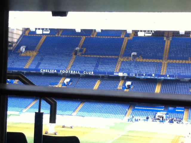 LookListenExper's tweet image. Busy setting up at Chelsea FC! #LLEx2015!