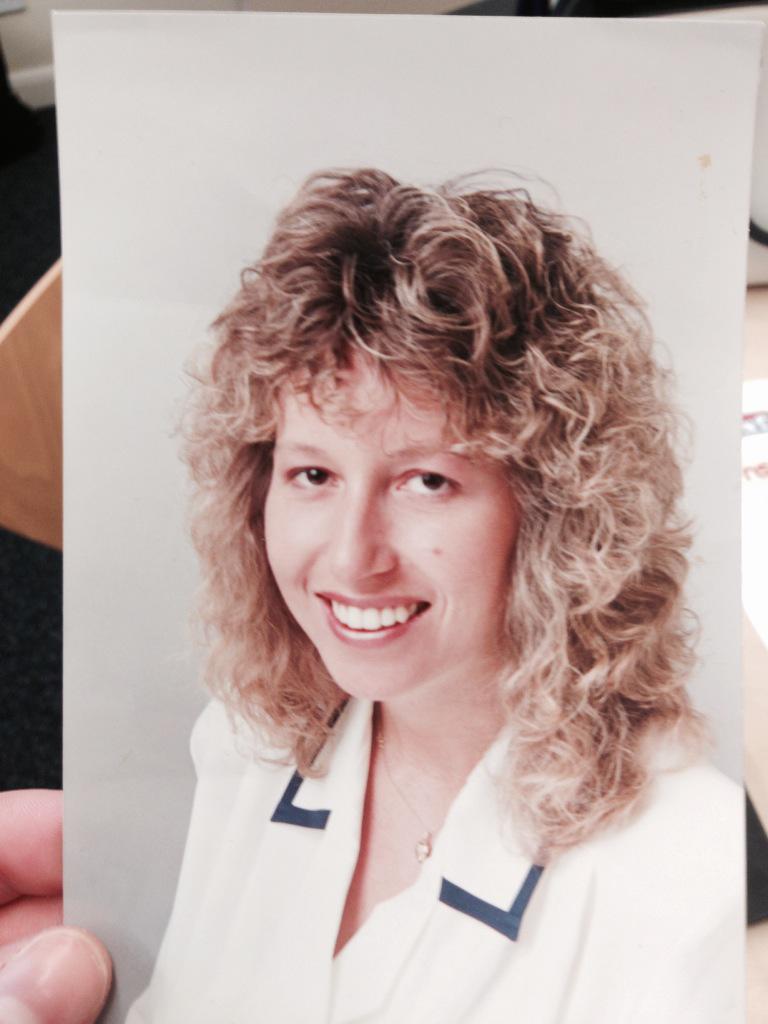 katelstratton's tweet photo. Our Tracy Bell 25 years ago! 😂 dedicated loyal service at Bourne branch! http://t.co/aRb6tRuTKl