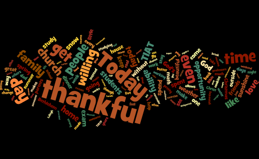 pam_gordon4's tweet photo. Today I am thankful for the past year of intentional thankfulness. http://t.co/8oKXa6lbht