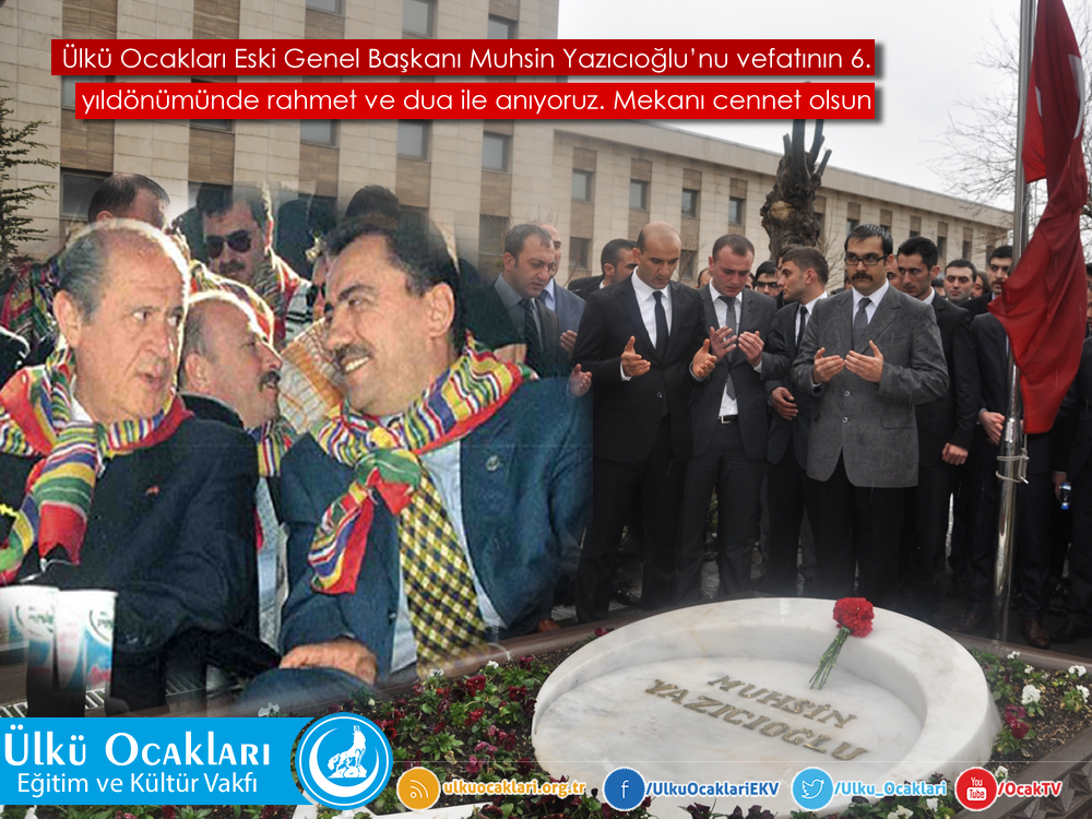 Ulku_Ocaklari's tweet photo. Ülkü Ocakları Eski Genel Başkanı Muhsin Yazıcıoğlu’nu vefatının 6. yıldönümünde rahmet ve dua ile anıyoruz. http://t.co/WYoUtzlmI1