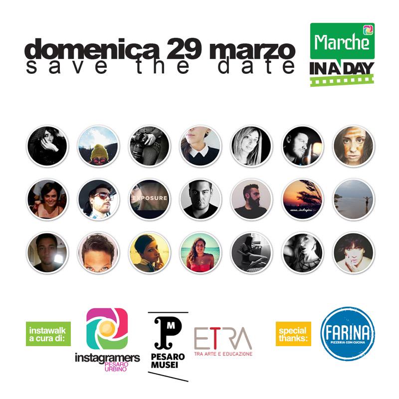 <a href="/igersmarche/">IgersMarche</a> ecco il team degli <a href="/Igerspu/">Igers Pesaro Urbino</a> per questa prima edizione di #marcheinaday!