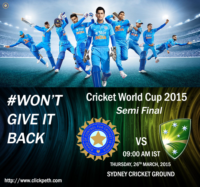 Clickpeth's tweet photo. Come on India..!  #INDvAUS #CWC15 #WontGiveItBack http://t.co/4IANNUbb7S