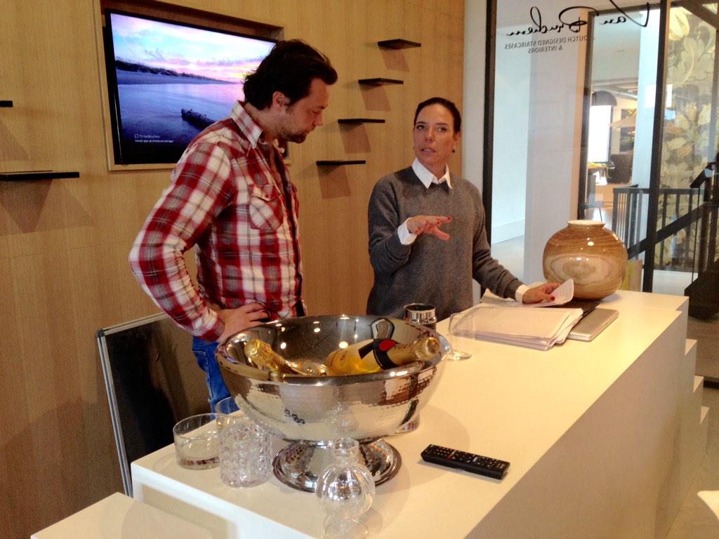 VBstaircases's tweet photo. Meeting with #Omooves #interiordesign #stylist in Amsterdam, Oostzaan. Big plans coming up! http://t.co/GzETCQ0Yyn