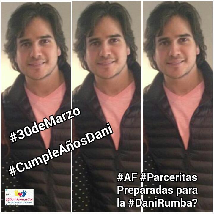 DaniArenasCol's tweet photo. #BuenosDias #FelizMiercoles Que tengan un día Bendecido @DanArenas #AF LQM #Faltan5Dias para el #HappyBdayDeDani 🙏🙅😚💫 http://t.co/MeUzRQgwch