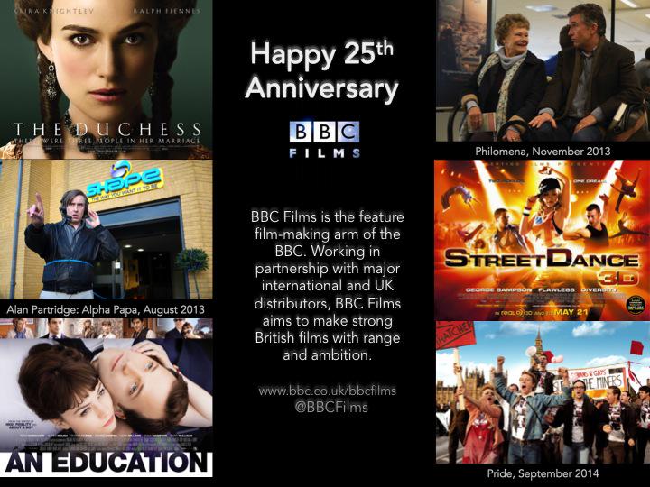 Happy 25th Anniversary <a href="/BBCFilms/">BBC Films</a>. Here's a look back at some of their greatest hits