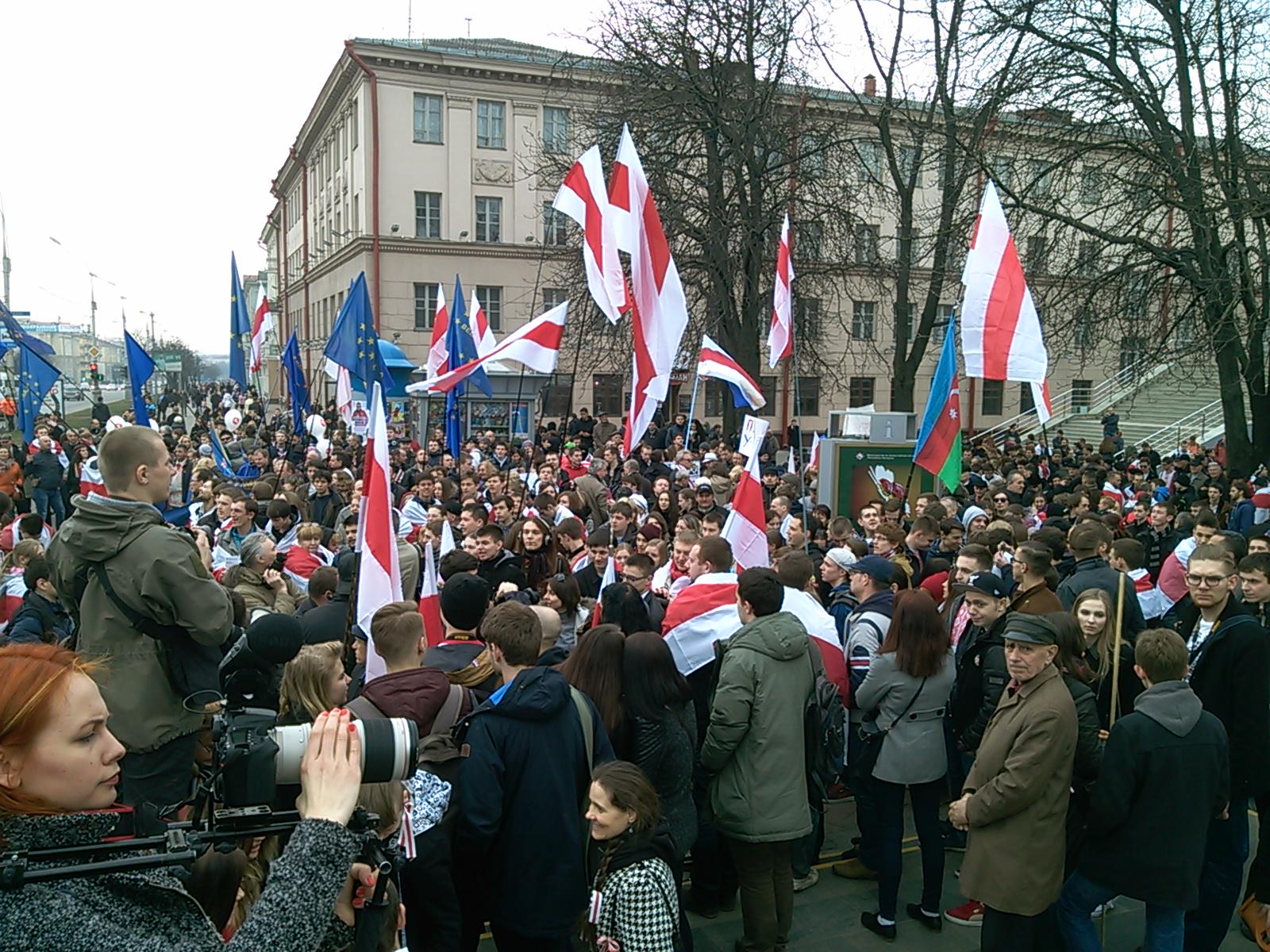 День Воли в Беларуси... и ни одного триколора! (фото) 