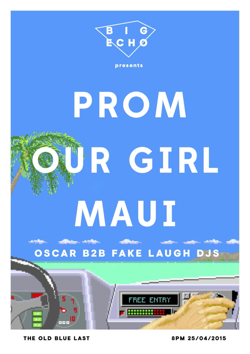 bigecholondon's tweet photo. Sat 25.4 @nopromno , @weareourgirl and @mauitheband play @theoldbluelast . BIG
http://t.co/YQDlH6ATMR http://t.co/Ts4GxQ0Vpl