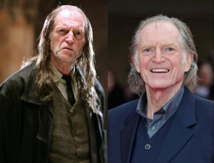 Happy 73rd Birthday, David Bradley! He played Argus Filch in the Harry Potter films. 