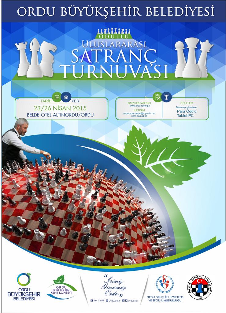 Uluslararası Satranç Turnuvasına davetlisiniz...