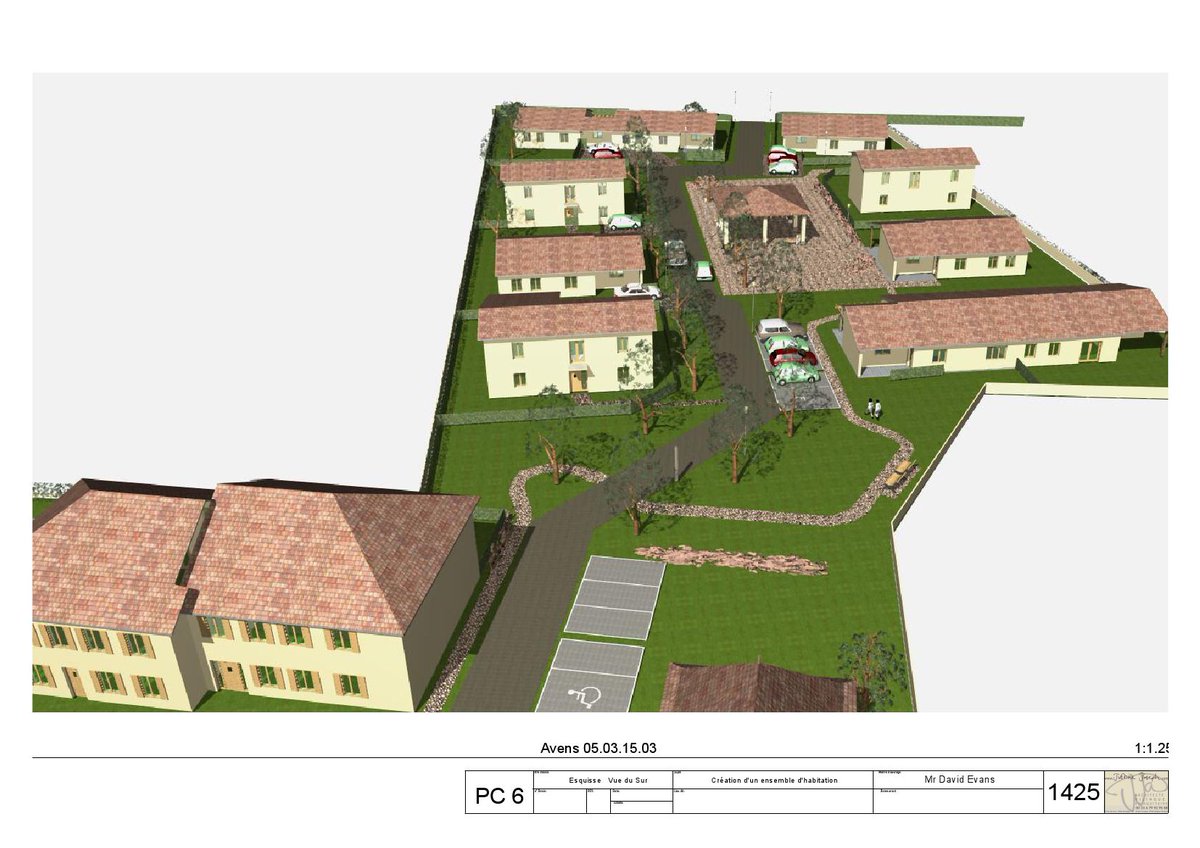 ActiveFrance's tweet image. A beautiful site plan of our #Eco friendly village activeretirementfrance.com