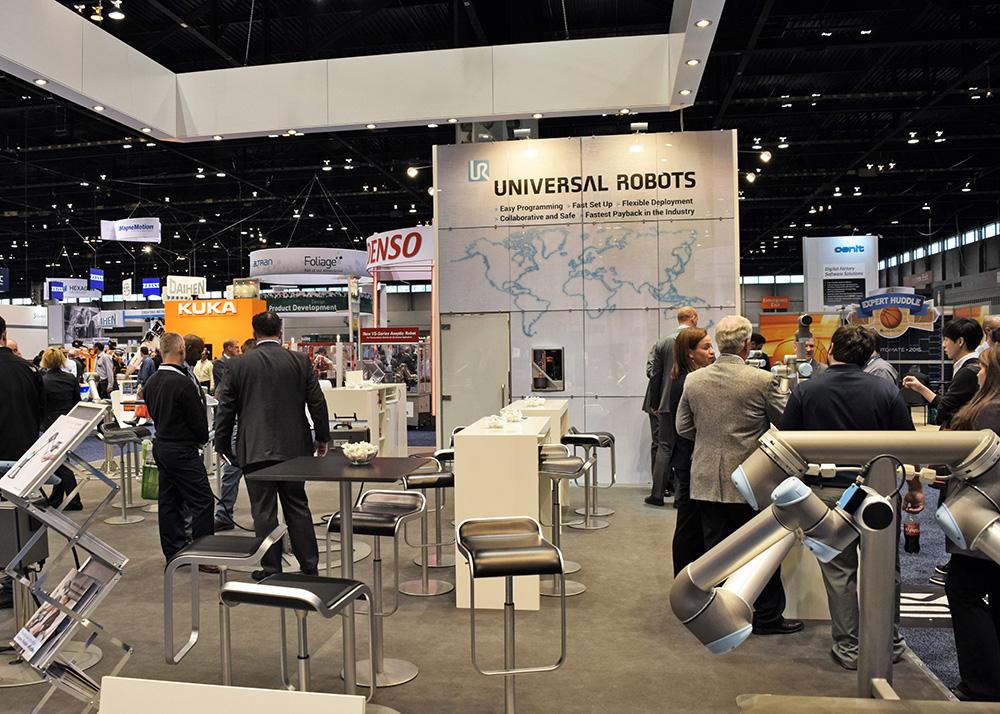 PaclineConveyor's tweet image. If you are @AutomateShow be sure to check out our friends @Universal_Robot at Booth #960 | #robotics #Automate2015