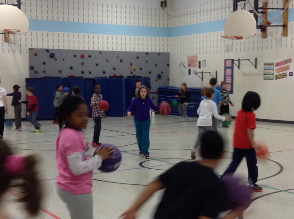 Playing Basketball at MoES. Morning Basketball Club