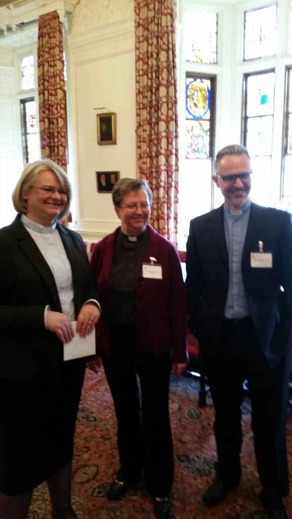Sam Rushton (L) announced today as Archdeacon of Cleveland, w York &amp; E Riding colleagues Sarah Bullock &amp; Andy Broom