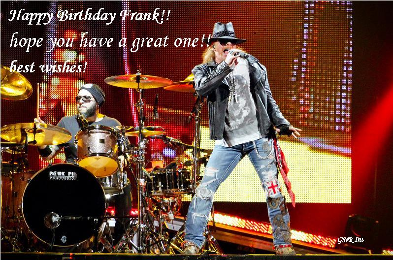 Happy Birthday Frank Ferrer!! 