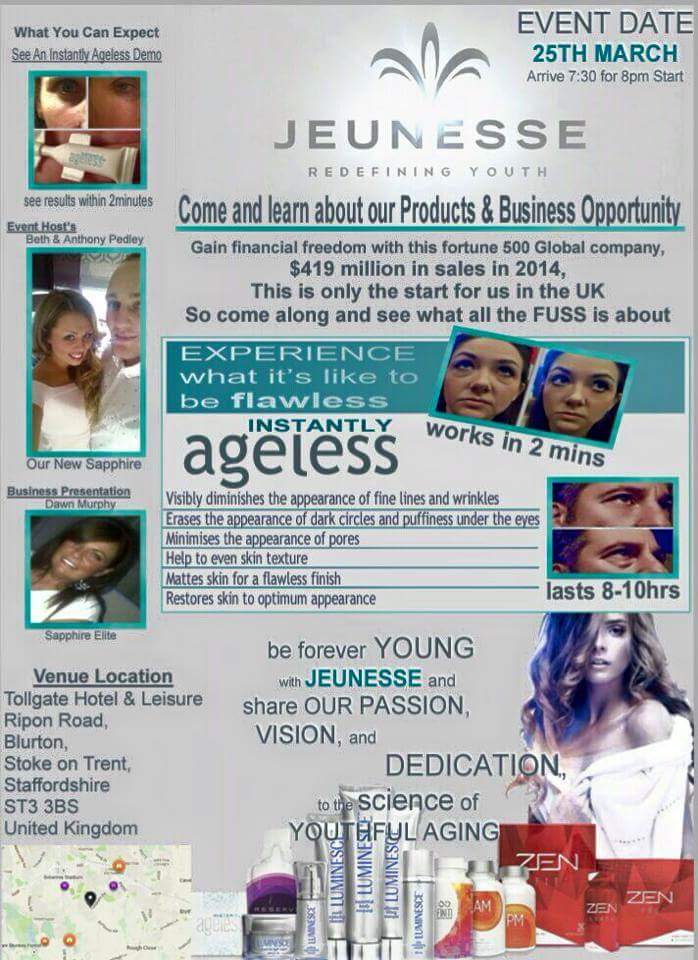 Beth_Pedley's tweet photo. #tonight #stoke-on-trent #free entry #7.30-8pm start #extra #income #live #demo #instantlyageless #new #job #career http://t.co/dqCGjX5WNw