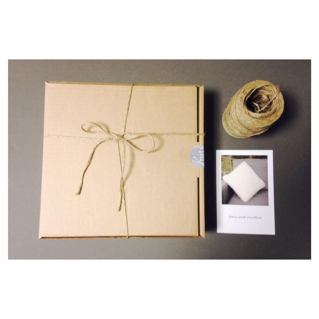 yarnundyed's tweet photo. Packing up an order for the Harewood Cushion Kit #craft #knit #knitting #handknitting http://t.co/Z6M5yE37Gd