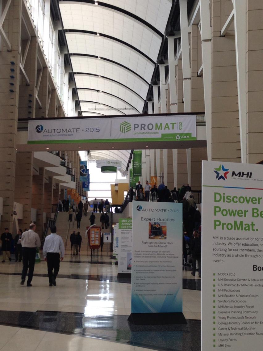 jpanek's tweet image. Arriving at my @ZebraTechnology office for the 3rd day - #ProMat2015