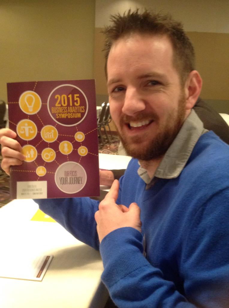 tywelu's tweet image. @tywelu: The face of Big Data #LCBigData15 @chrisfeller84