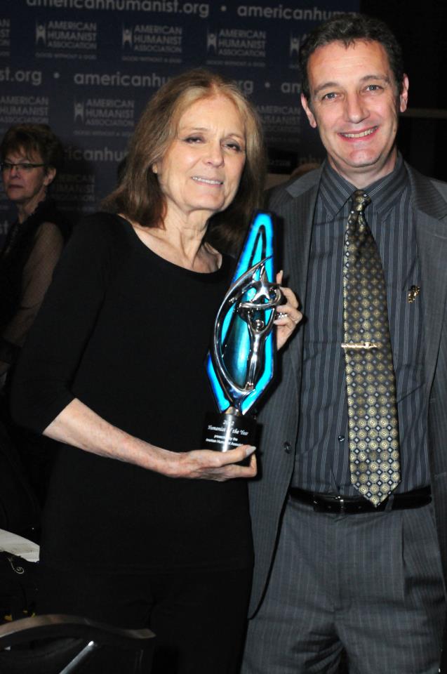 Happy Birthday to 2012 Humanist of the Year Gloria Steinem.  