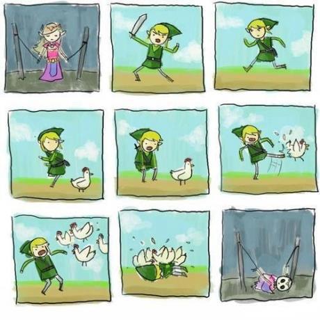 Gaming_Posts's tweet photo. How Zelda really happened http://t.co/ThXIEKAmp4