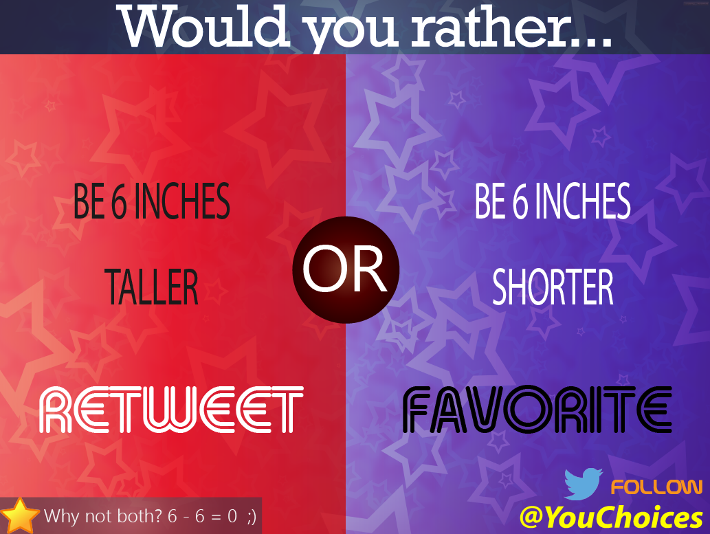 Would You Rather? tweet media