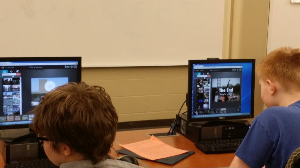 kdamm's tweet photo. 6th grade music creating @HaikuDeck about their favorite music artist! @pasarrows #pasarrows http://t.co/KkGWES76eN