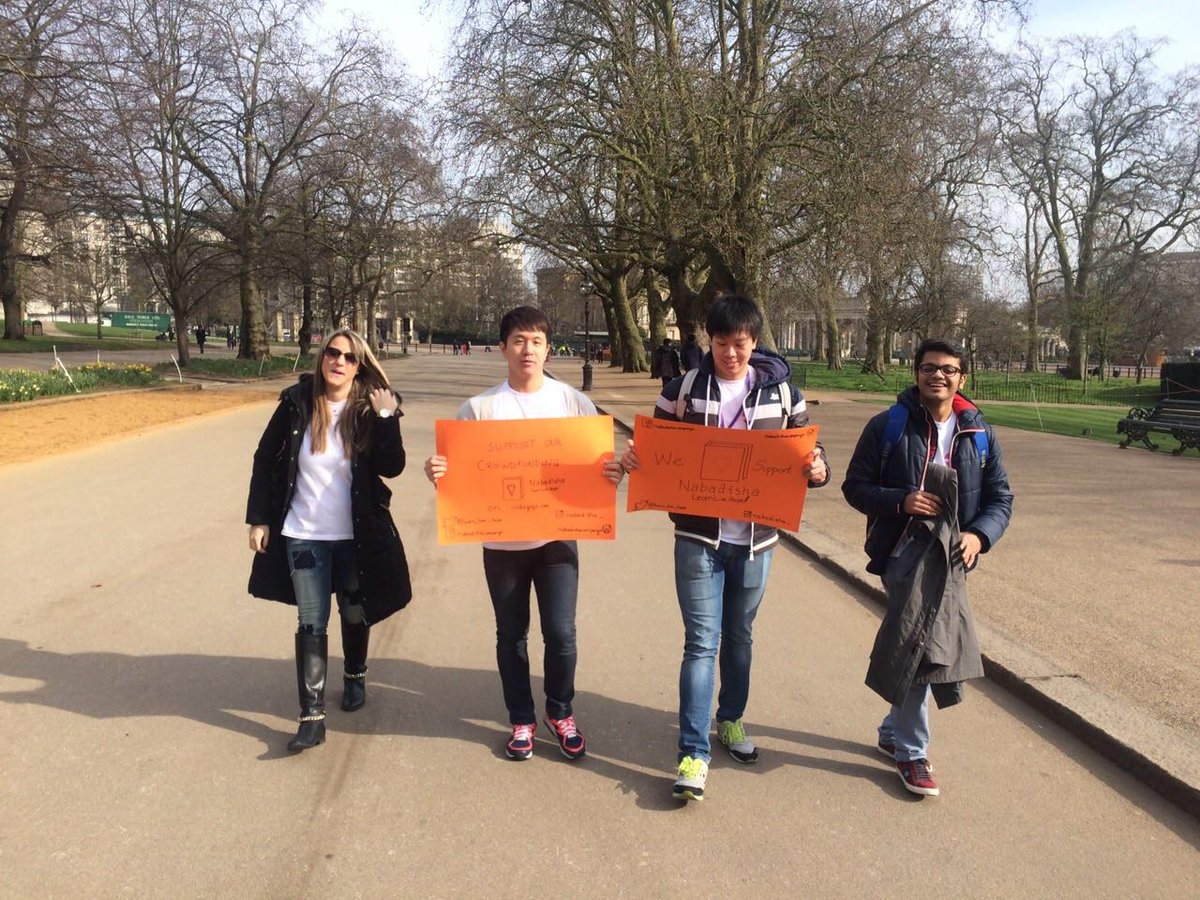 learn_live_hope's tweet photo. The countdown march is on! Here's our behind the scenes at Hyde Park, London #11hours #Nabadisha #LearnLiveHope http://t.co/jjp1ICGfFR