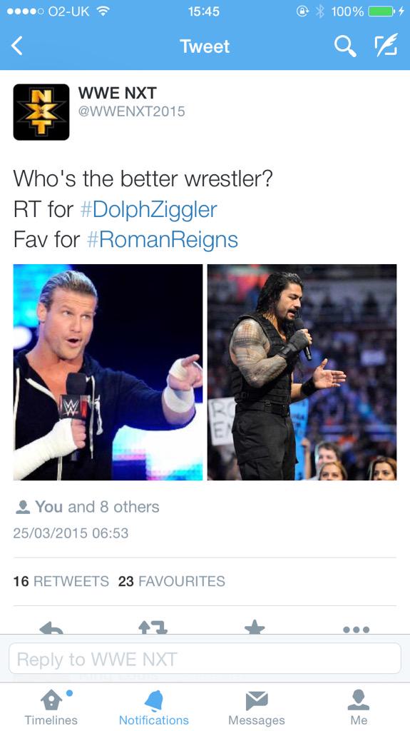 Jagnarok's tweet photo. This poll upsets me. @WWENXT2015 http://t.co/VPZX7VNoVw