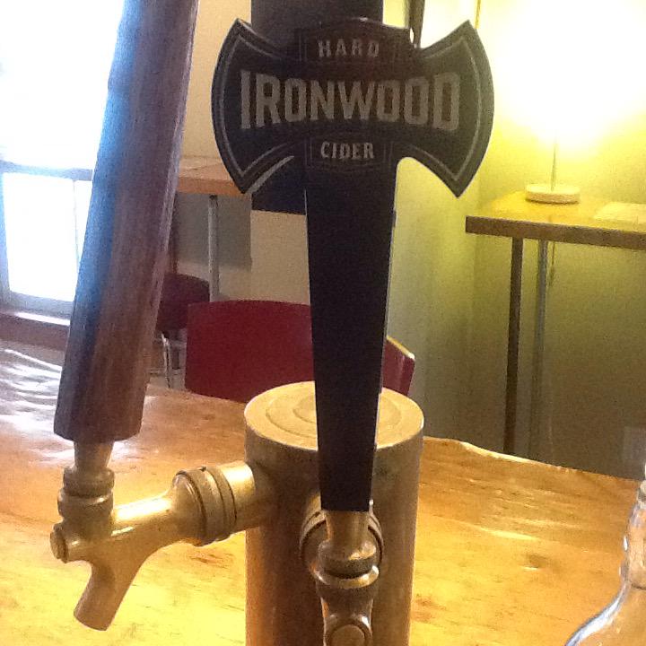 Newsflash: Sunnybrook Estates Winery #Ironwoodhardcider now on tap at #thepieplate