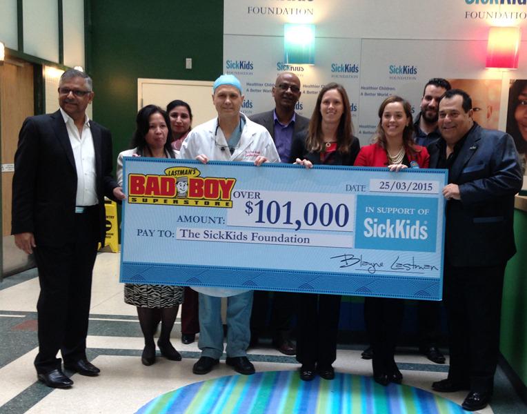 Thanks @LastmansBadBoy for raising $101,000 in support of The Labatt Family Heart Centre at #SickKids. #LFHeart