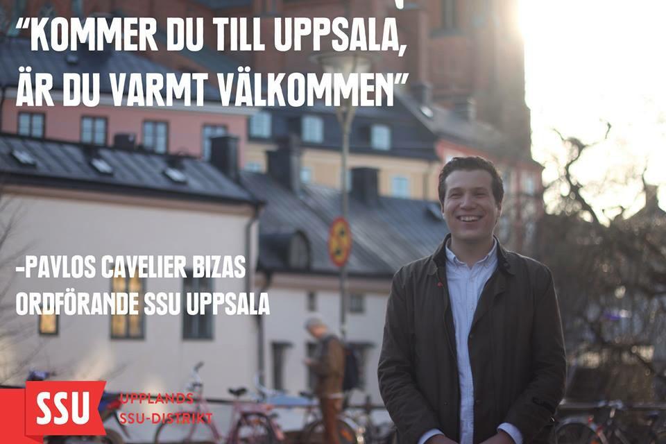 SSUppsala's tweet photo. NEJ till förslagen från S i Danmark. Vi står alltid upp internationell solidaritet och asylrätten, oavsett!🌹#ssu2015 http://t.co/NftuKXP782