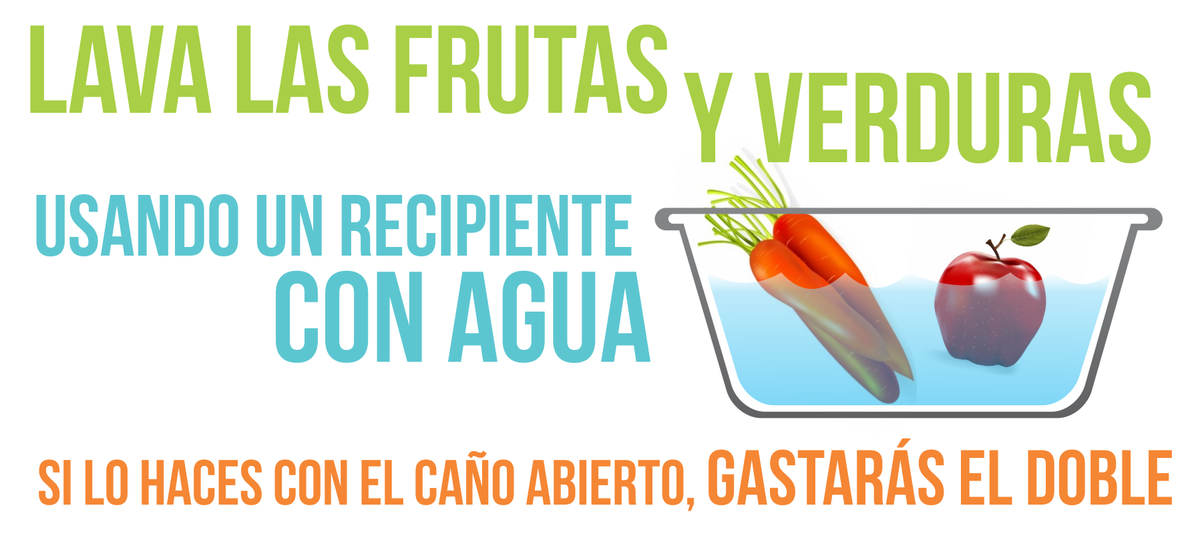 SedapalOficial's tweet photo. Ahorra: Lava las frutas y verduras utilizando un recipiente con agua. Si no lo haces gastarás el doble de agua. http://t.co/0yJuTA3VDh