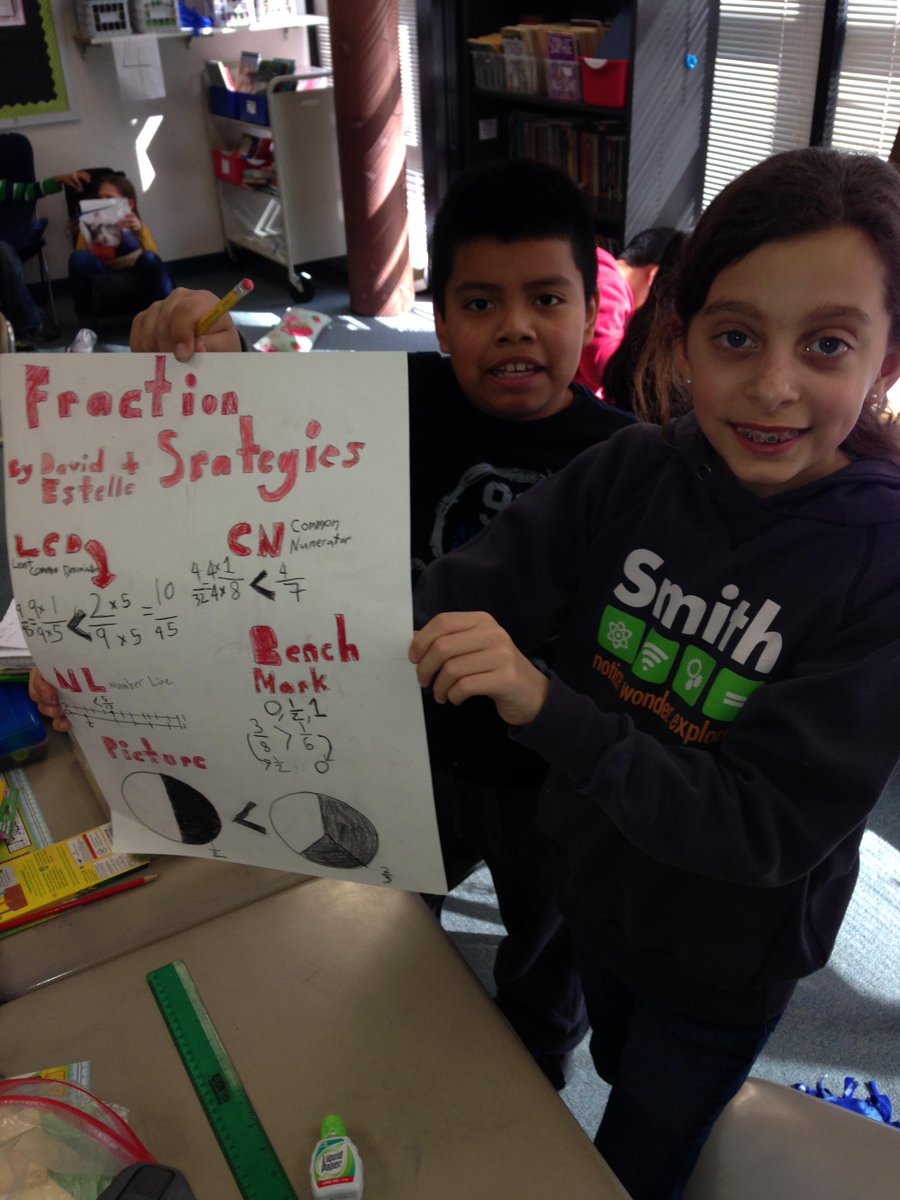 MrHallgrade4's tweet photo. Ask E and D which fraction strategy is their favorite.  What is yours? http://t.co/SaYUzc4rjp
