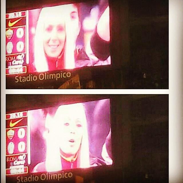 #Regrann from @toti7376 -  #Me #RomaJuve #RomaTiAmo #JuveMerda #Ljubav #lupa #lupacchiotta #stadio #Olimpico #orgog…