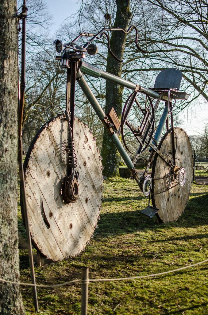 barrowlane's tweet photo. Ebenezer's bike - Interesting Sculpture to see @nationaltrust  #stourhead @SouthWestUK http://t.co/HzJkvsfyfQ http://t.co/IRH0MsqMS8