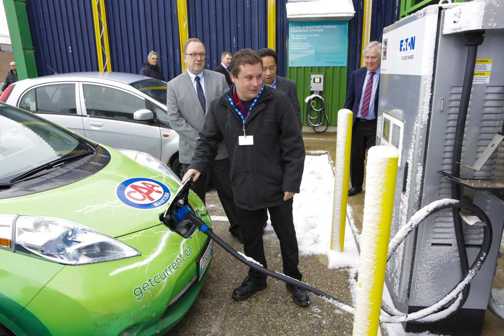 RRC installed and operational quick charging station, the first of its kind in the province! bit.ly/1CPirfu
