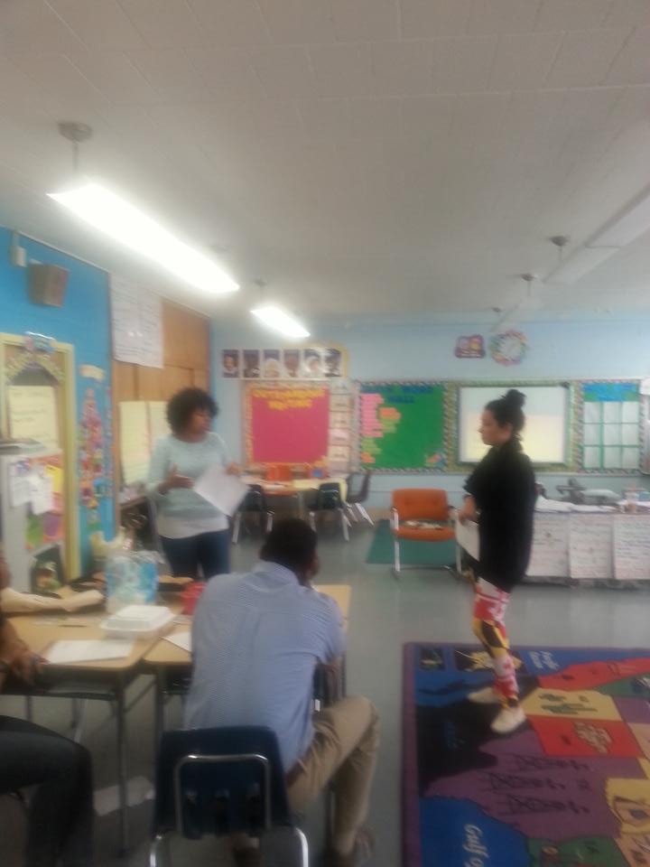 @Empowering262Professional development today teachers learning from one another about student interaction #powerup262