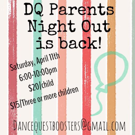 Woohoo!! Girls &amp; boys ages 4-12 all welcome! Email child's name and age to Dancequestboosters@gmail.com !
