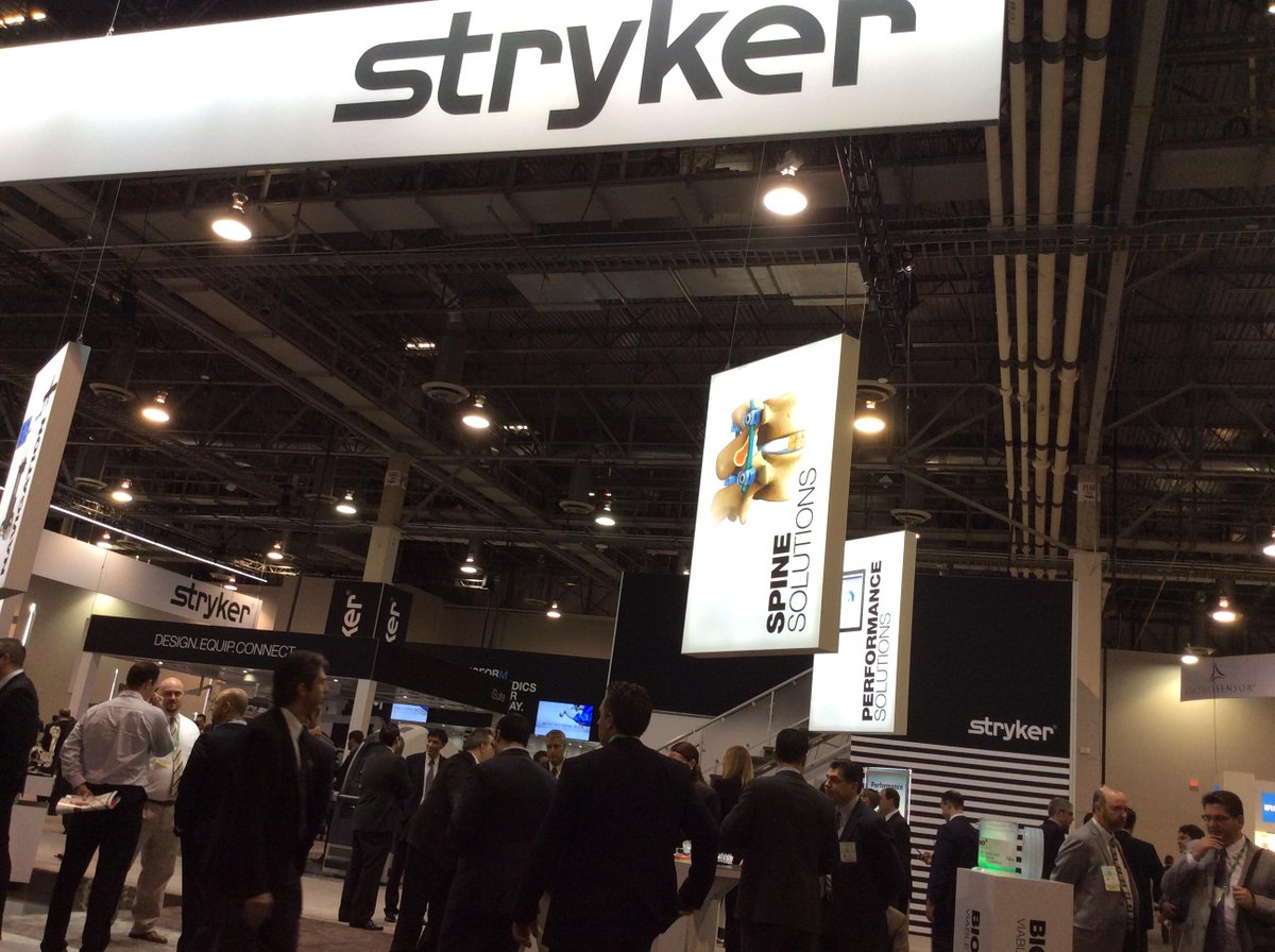 BioWorldMedTech's tweet image. Stryker&apos;s booth remains packed at #AAOS2015 #Stryker