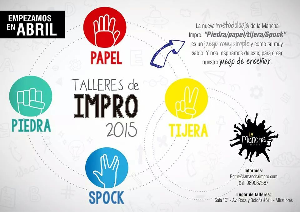 LaManchaImpro's tweet photo. Y tú ya estás preparado para los talleres que se vienen? #somoslosquesomos encuéntranos en fb como la mancha impro! http://t.co/9NViUSfuIu