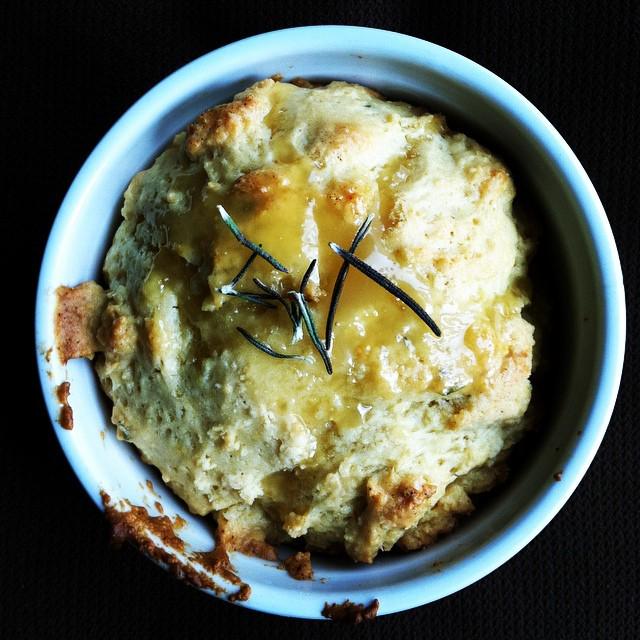Lemon curd rosemary muffins. Mmmmmm yummy in our tummies! #breakfast #brooklynbandb #brook… ift.tt/1GmzHK2