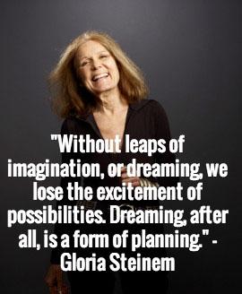 Happy 81st Birthday to Gloria Steinem! 

Come check out her books, and other wisdom, in our Women\s Studies section 
