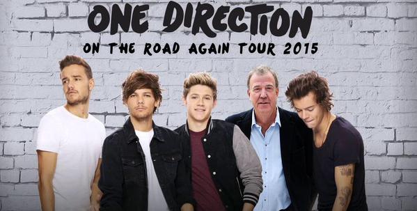 So Zayn's left 1D and Jeremy Clarkson has left Top Gear. This is only going in One Direction...