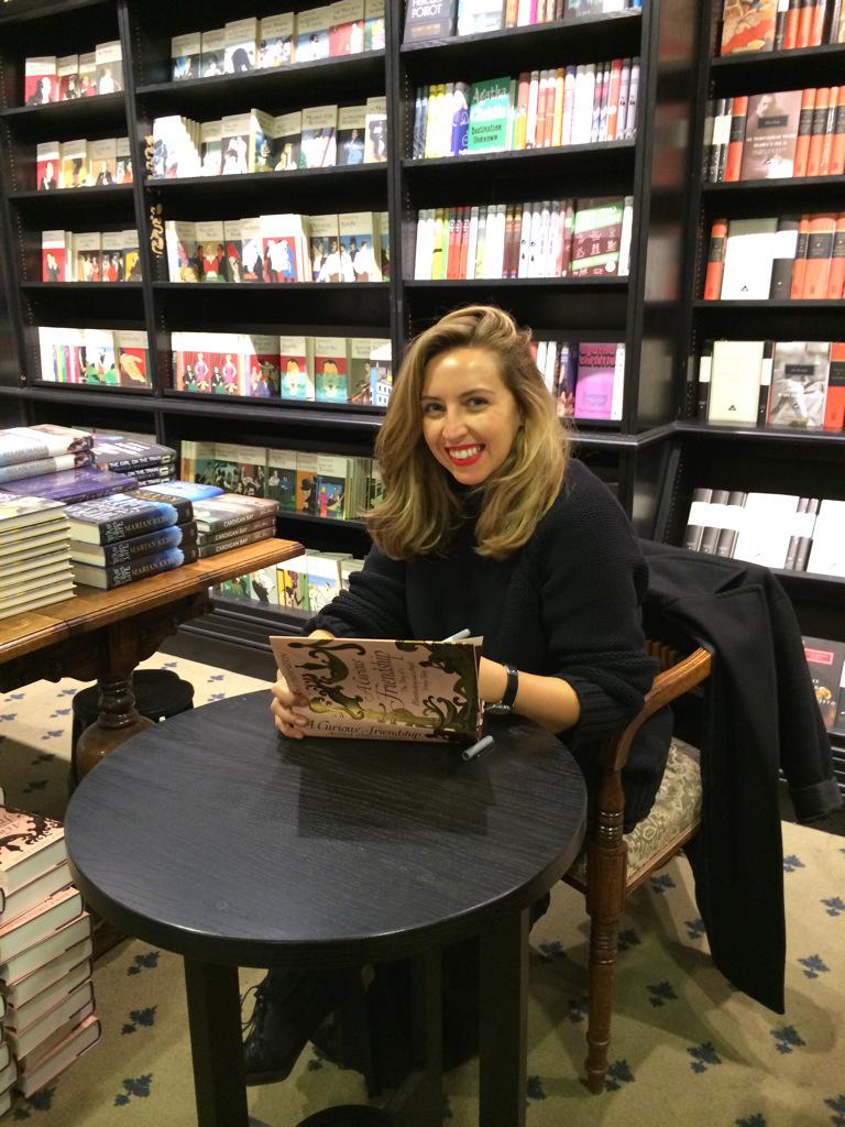 dustyish's tweet photo. Thank you @Hatchards for having @AThomasson_ in to sign #acuriousfriendship and for generally being lovely! http://t.co/Spt1kBrenW