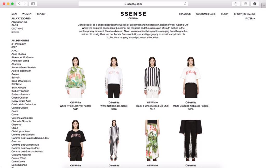 what is ssense website