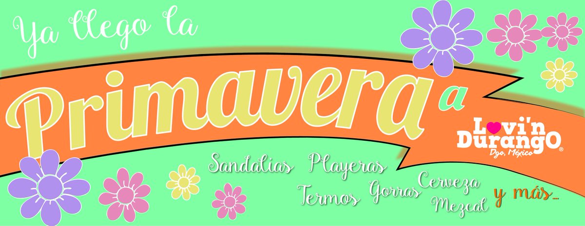 lovindgo's tweet image. Llego la primavera &amp;amp; en Lovin Durango contamos con los artículos perfectos para esta temporada vacacional