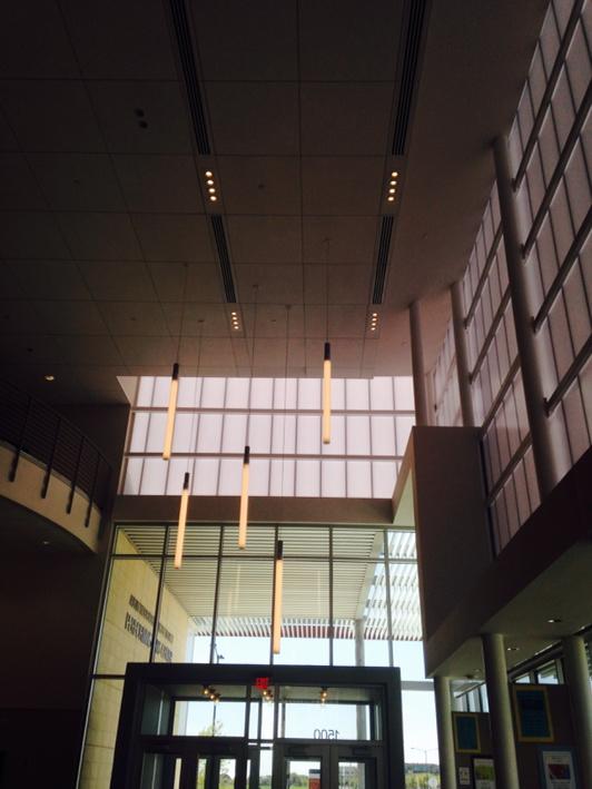 ertlighting's tweet image. Austin ISD PAC Lobby (2)